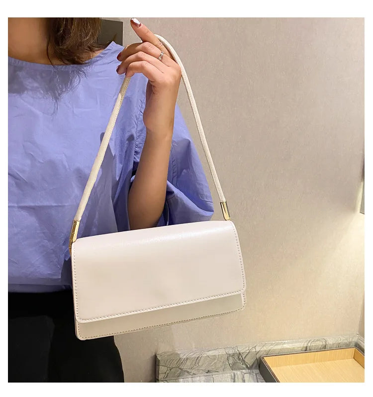 LOU | Minimalistische Schoudertas Voor Dames Met Luxe Finish – Tijdloos, Elegant & Perfect Voor Elke Gelegenheid