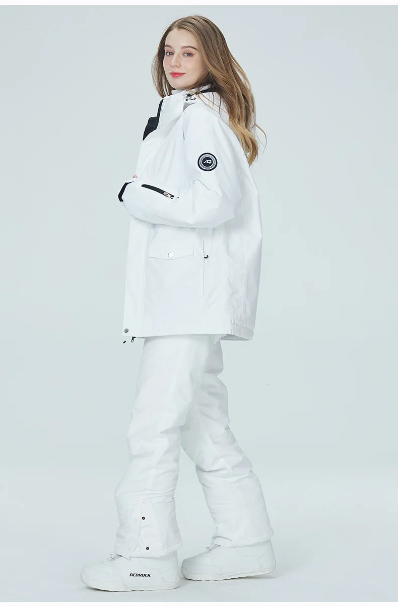 Dames Ski Jas + Ski Broek Set – Waterdicht, Winddicht & Stijlvol Voor De Wintersport