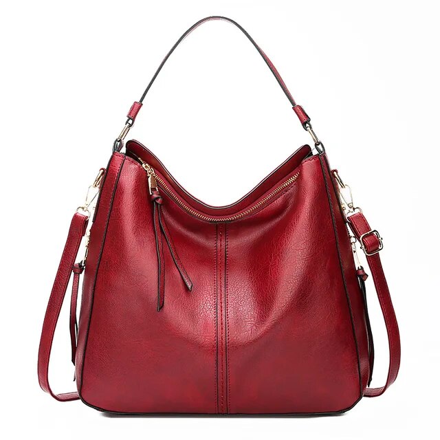 ERSILIA | Luxe Leren Tas Voor Dames Met Verfijnde Details - Klassiek, Functioneel & Stijlvol