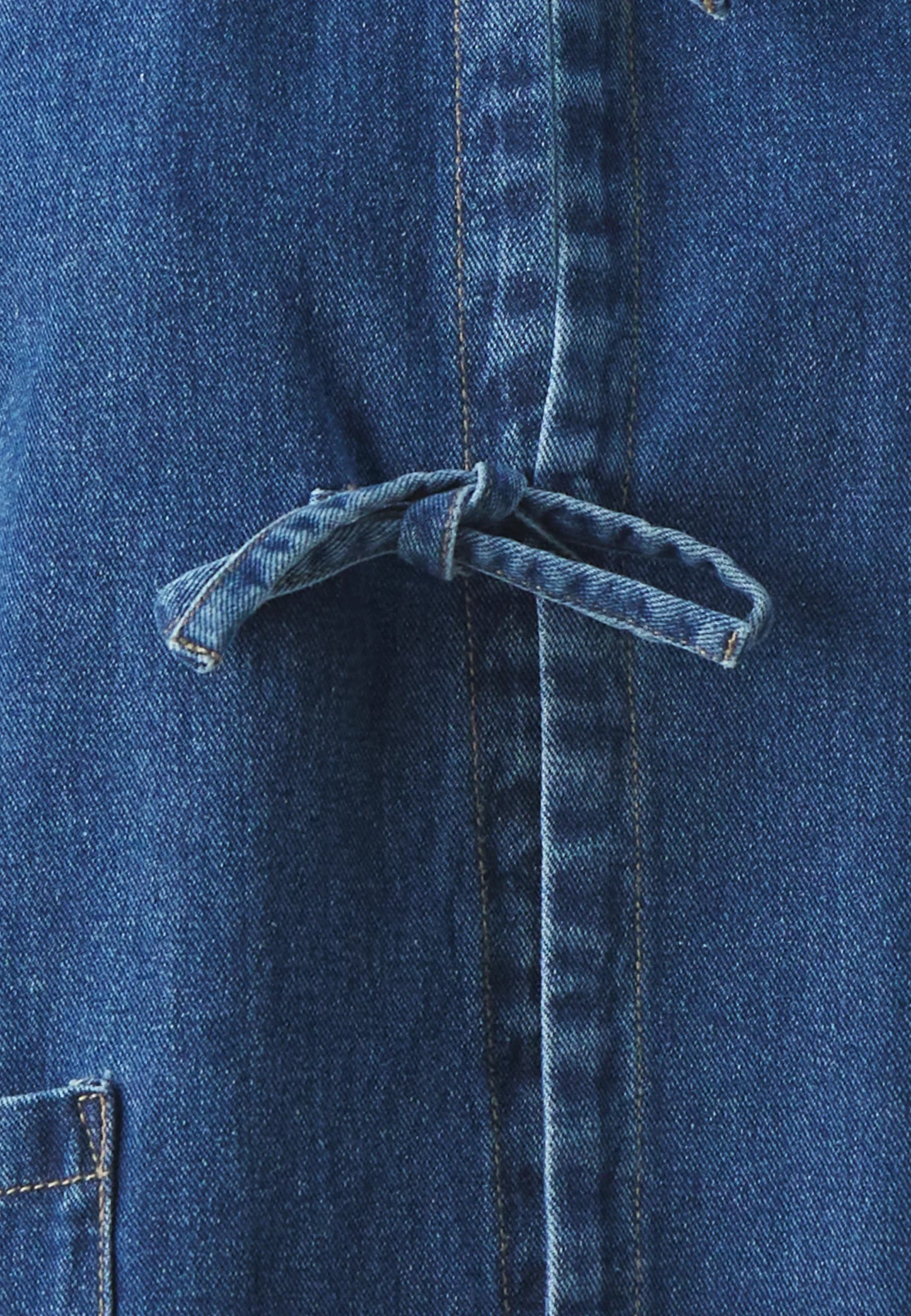 LUCY | Dames Denim Jack met Strikdetail en Zakken