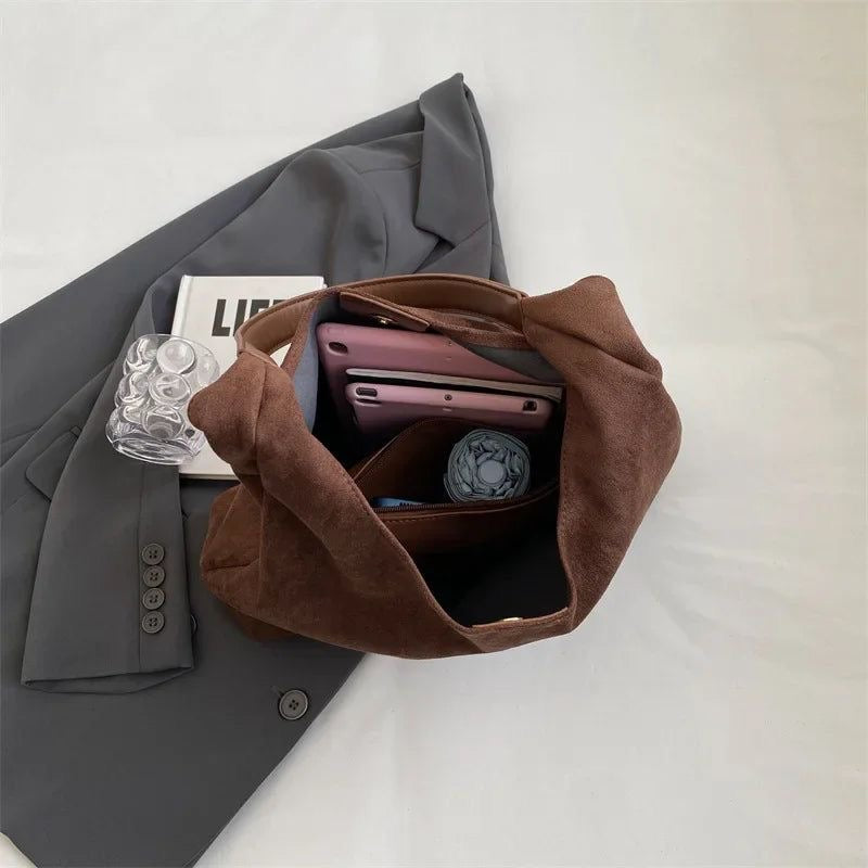 DALENNE | Suede Tote Tas Voor Dames - Comfort, Simpel Design & Stijlvol