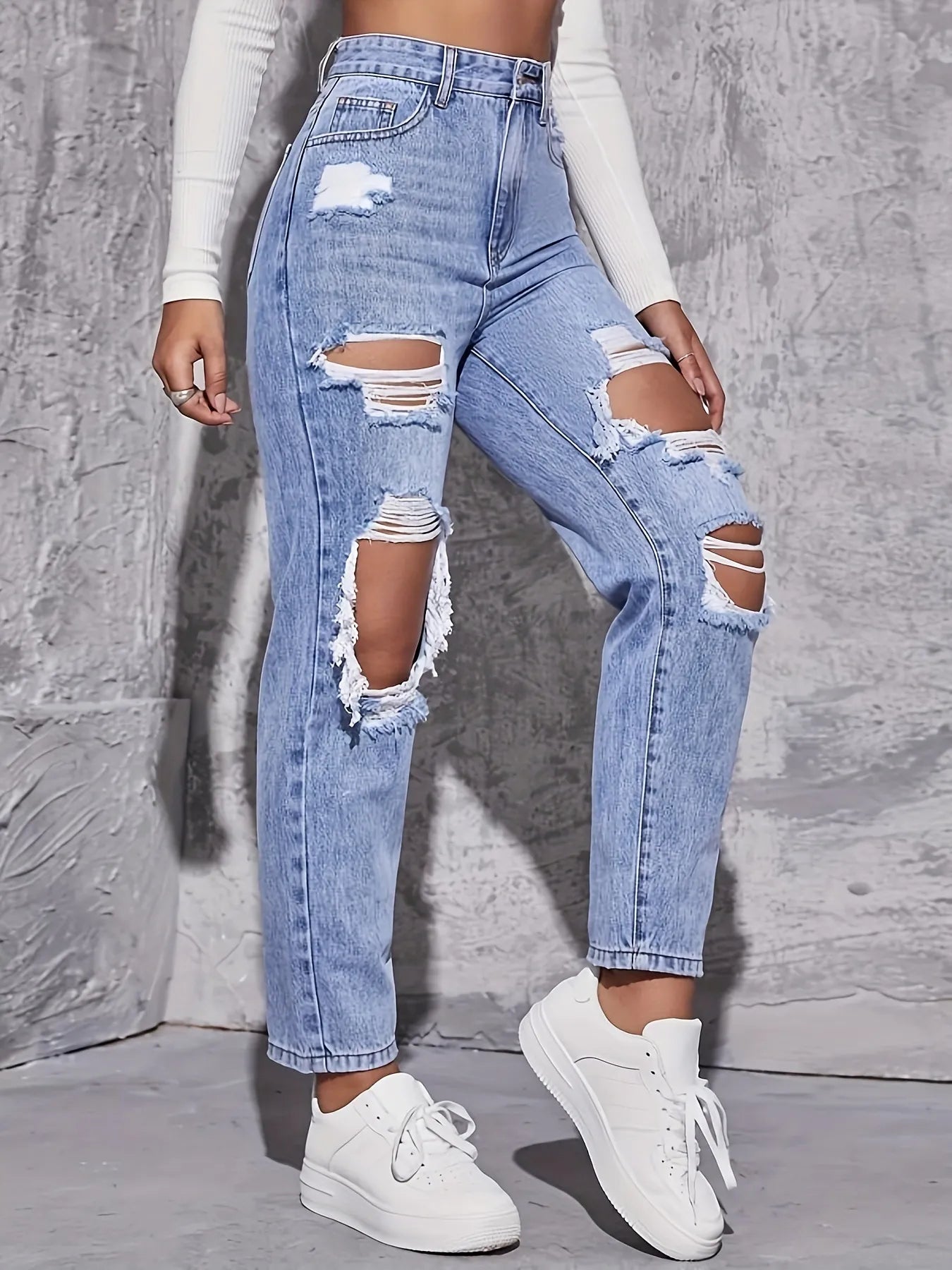 ALEYNA | Hoge Taille Damesjeans – Denim Voor Een Stijlvolle en Casual Look
