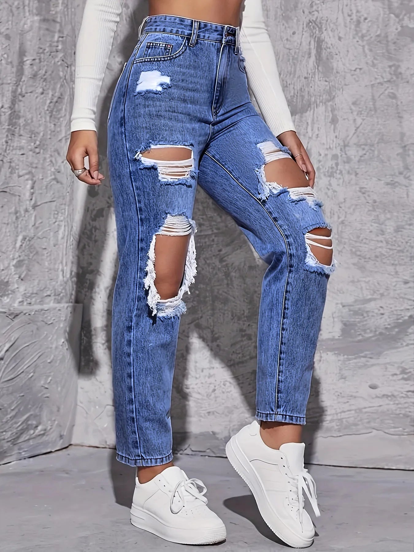 ALEYNA | Hoge Taille Damesjeans – Denim Voor Een Stijlvolle en Casual Look