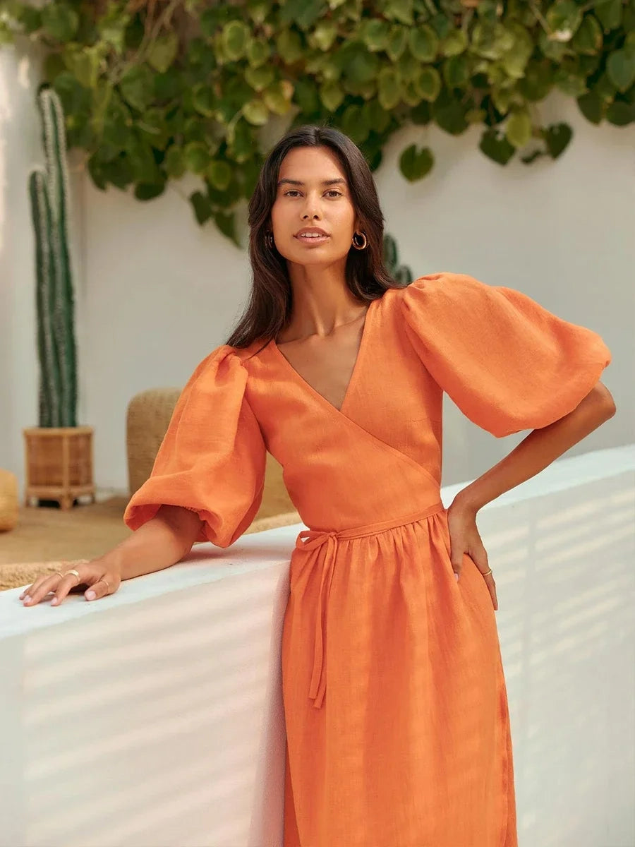 JESSICA | Elegante En Comfortabele Zomer Maxi-Jurk – Losvallend, Vrouwelijk & Ideaal Voor Warme Dagen