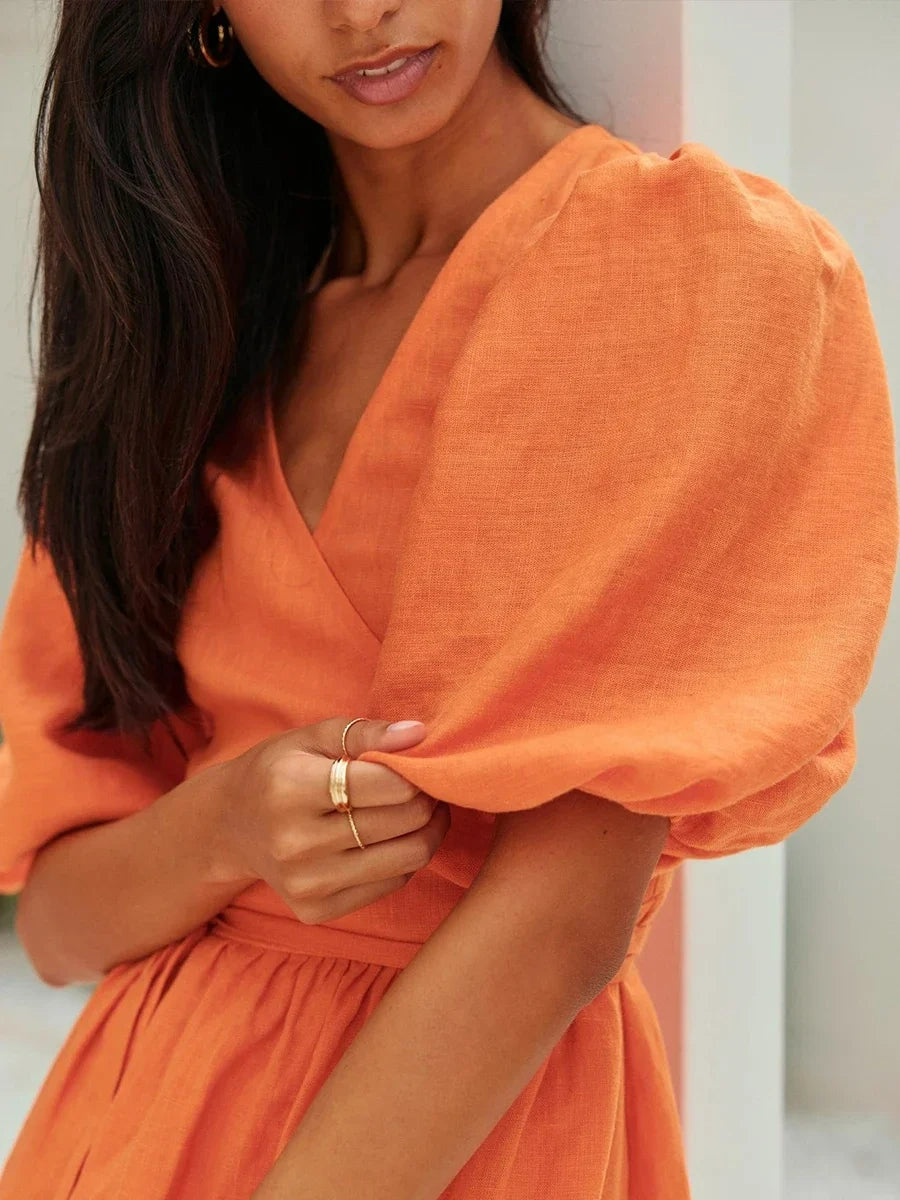 JESSICA | Elegante En Comfortabele Zomer Maxi-Jurk – Losvallend, Vrouwelijk & Ideaal Voor Warme Dagen
