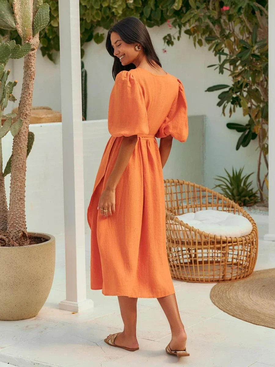 JESSICA | Elegante En Comfortabele Zomer Maxi-Jurk – Losvallend, Vrouwelijk & Ideaal Voor Warme Dagen