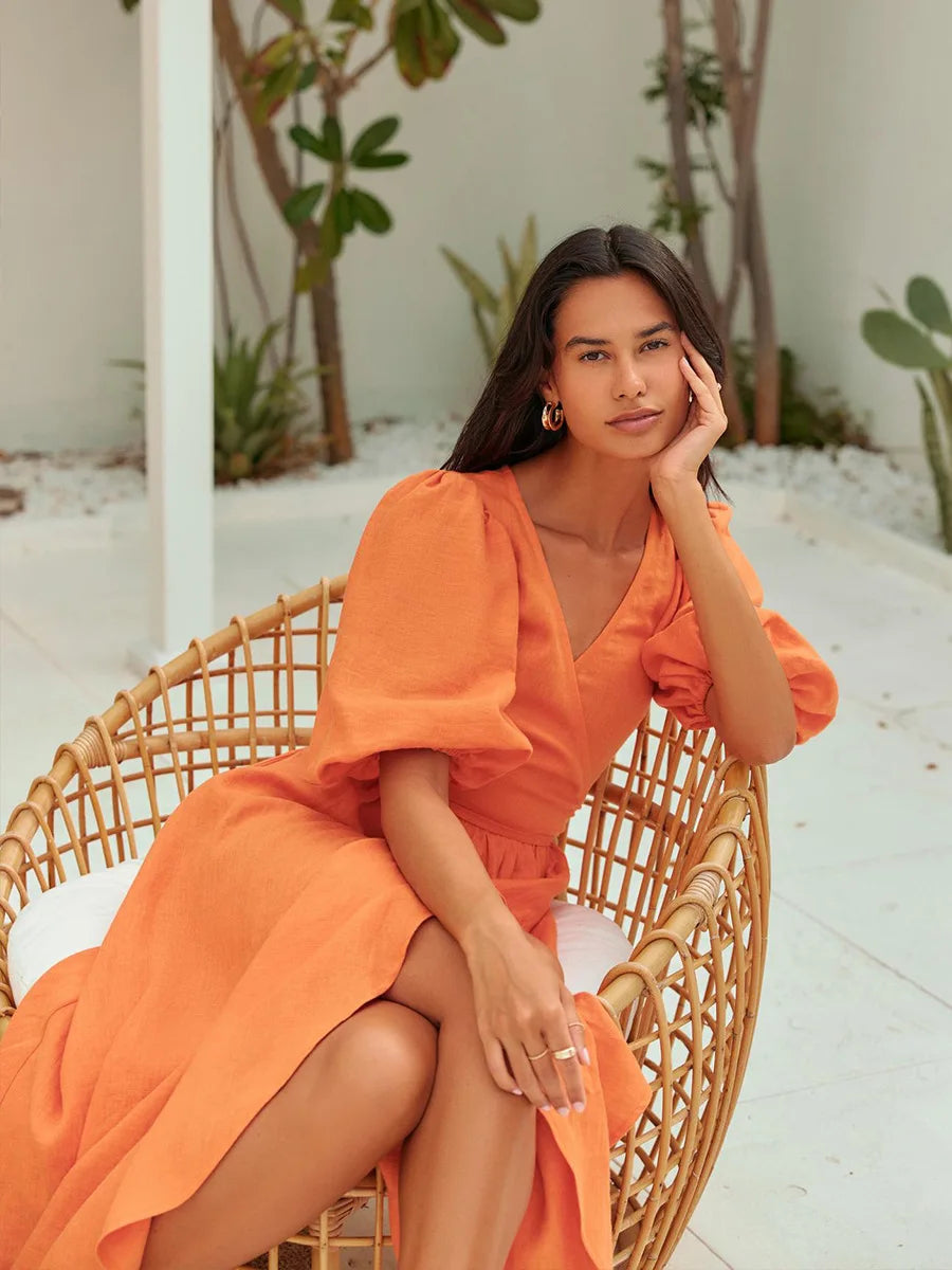 JESSICA | Elegante En Comfortabele Zomer Maxi-Jurk – Losvallend, Vrouwelijk & Ideaal Voor Warme Dagen