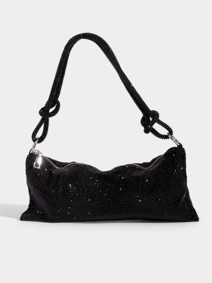 AVA | Glitter Dames Tas Met Kettinghengsel – Luxe, Verfijnd, Compact