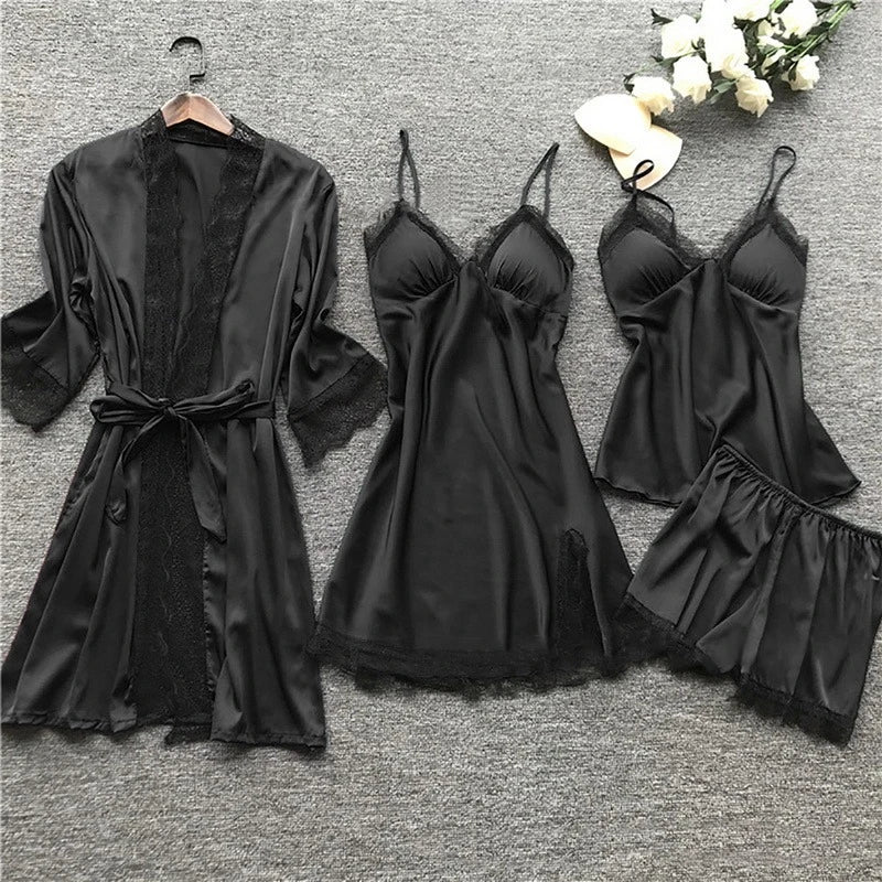 OCEAN | Dames Satijnen Pyjama Set - Luxe & Elegant
