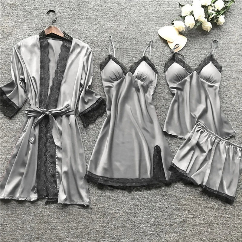 OCEAN | Dames Satijnen Pyjama Set - Luxe & Elegant