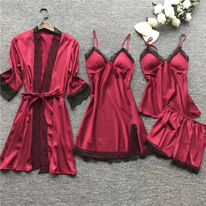 OCEAN | Dames Satijnen Pyjama Set - Luxe & Elegant