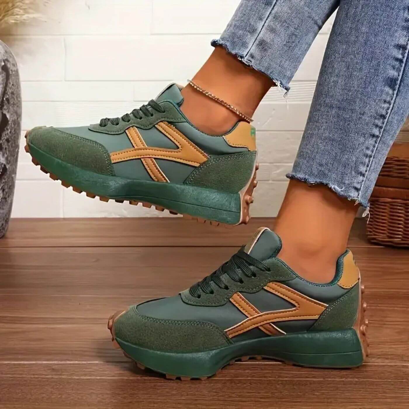 Stevige & Comfortabele Dames Sneakers – Comfort, Grip & Stijl in Eén
