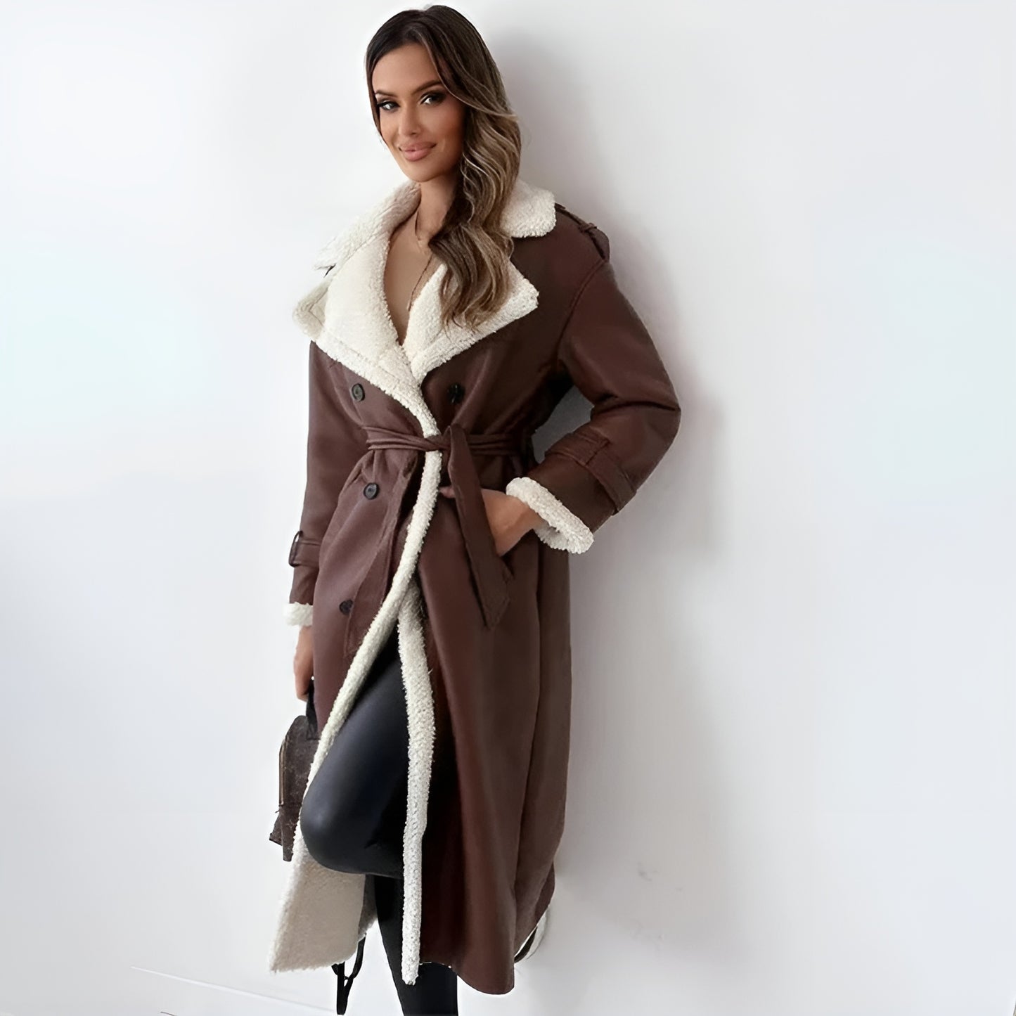 Lange Dames Winterjas van lamswol | Pure luxe & ultieme winterwarmte