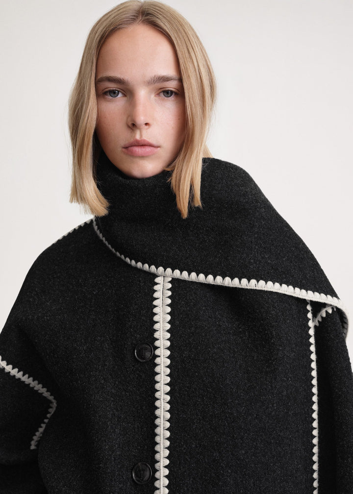 MARINA | Elegante En Comfortabele Dames Jas Met Bijpassende Sjaal – Stijlvolle Warmte Voor Koude Seizoenen