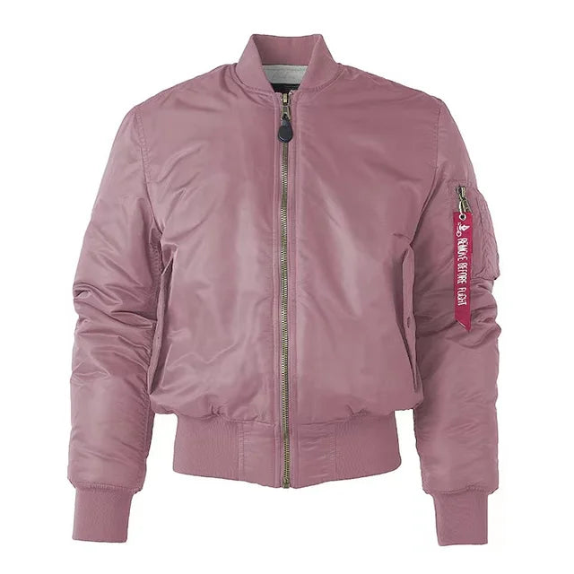 DAPHNE | Klassieke Warme Dames Bomberjack – Stoer,Tijdloos & Perfect Als Tussenjas