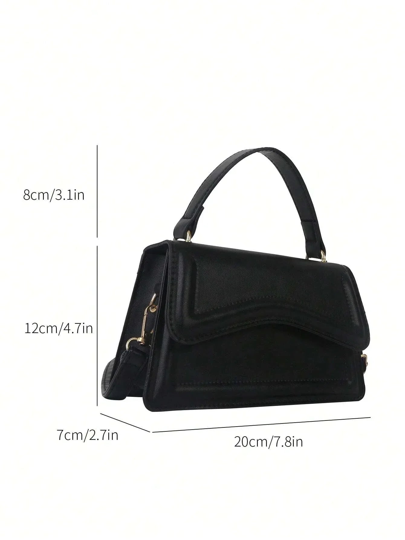 MELISSA | Luxe Strakke Leren Tas Voor Dames Met Subtiele Details & Vorm