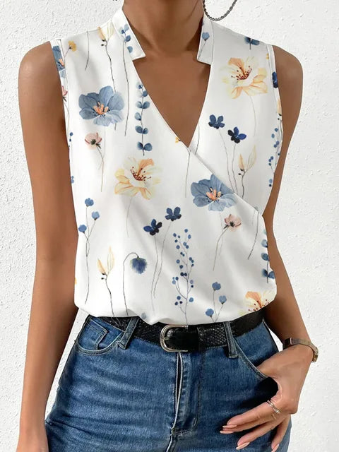 SOLENA | Zacht Zomertopje Met V-Hals Dames – Licht, Luchtig & Perfect Voor Warme Dagen