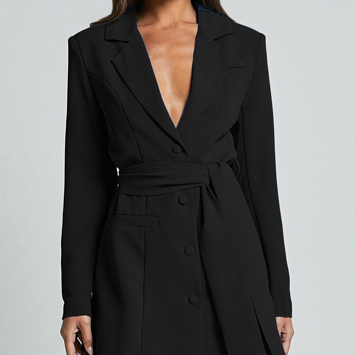 ELIANA | Getailleerde Dames BlazerJurk – Elegant, Verfijnd, Tijdloos