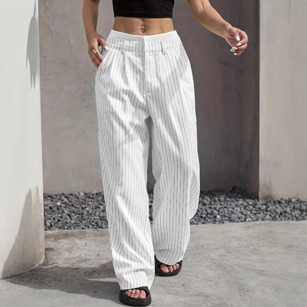 SHADE | Comfortabele Dames Panthalon Met Streep Design - Comfortabel & Stijlvol