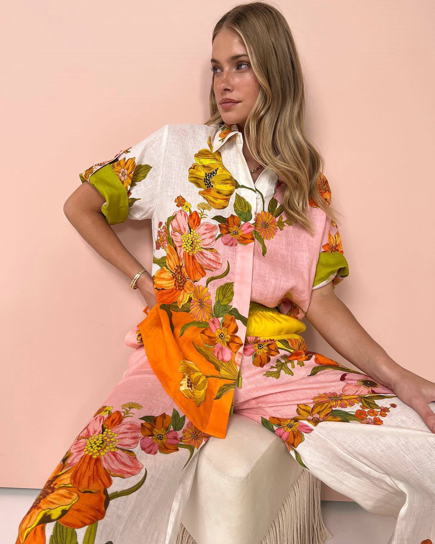 ISADORA | Zomerse Bloemen Print Set Voor Dames - Luchtig, Elegant & Stijlvol