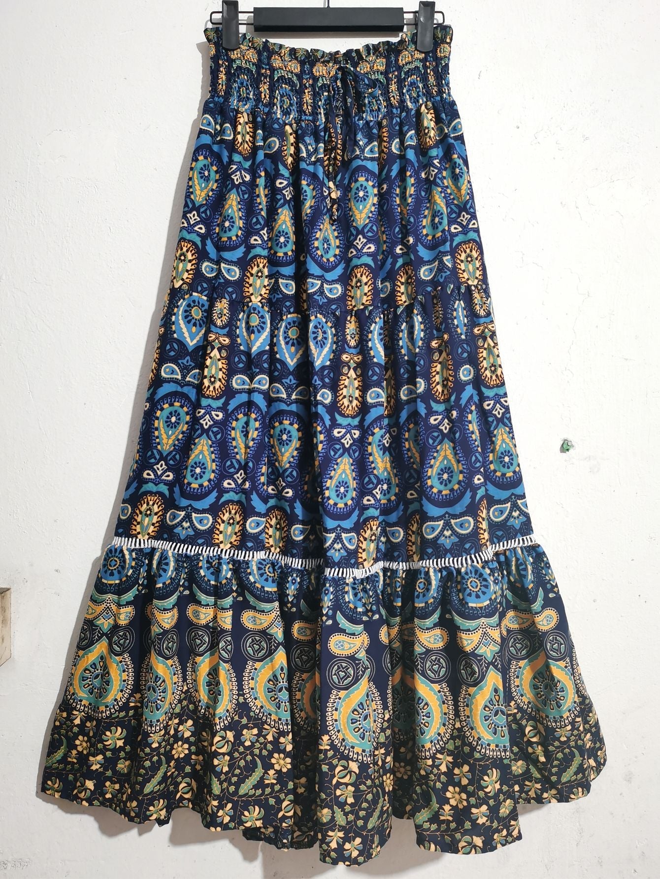 YMKE | Zomerse Maxi Rok Voor Dames Met Boho Print - Elegant, Uniek & Modieus