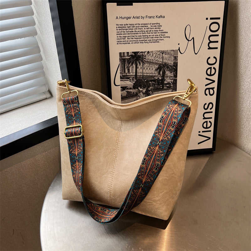 Stijlvolle Vintage Dames Leren Handtas – Tijdloos & Elegant