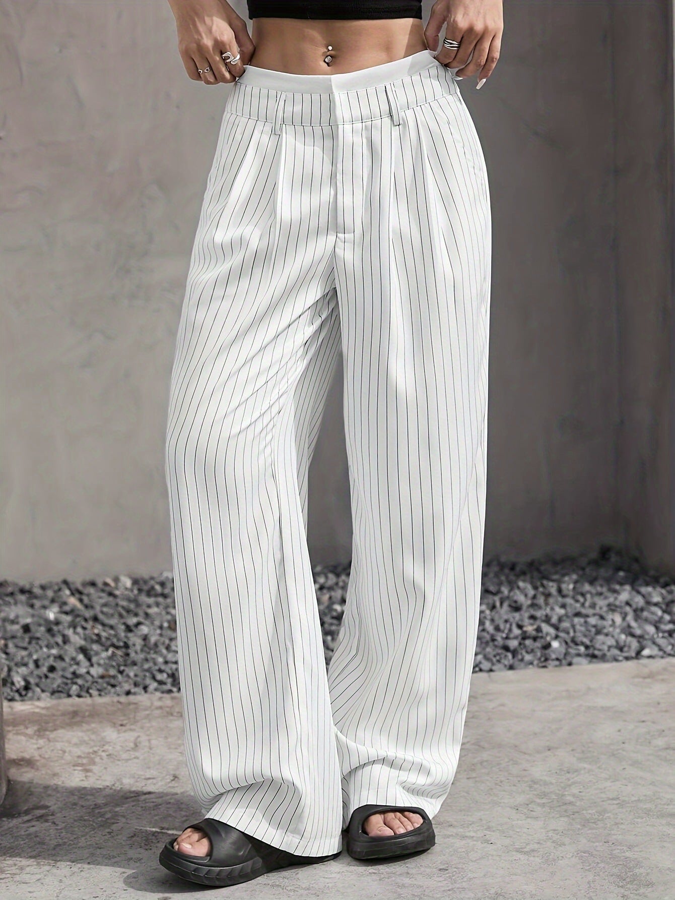 SHADE | Comfortabele Dames Panthalon Met Streep Design - Comfortabel & Stijlvol