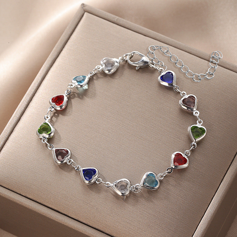 Bohemian Hart Armband – Kleurrijk, Stijlvol & Verstelbaar