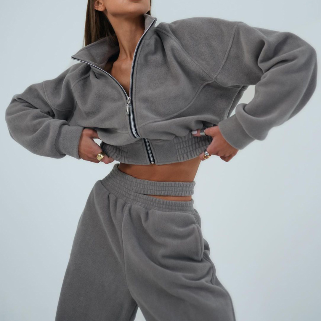 ANASTASIA | Elegante Fleece Trainingsset Voor Dames – Zacht, Flatterend & Ideaal Voor Stijlvolle Cozy Days