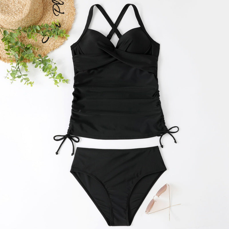 SABINA |Tankini Set met Buikbedekking – Verbergt & Flatteert met Stijl