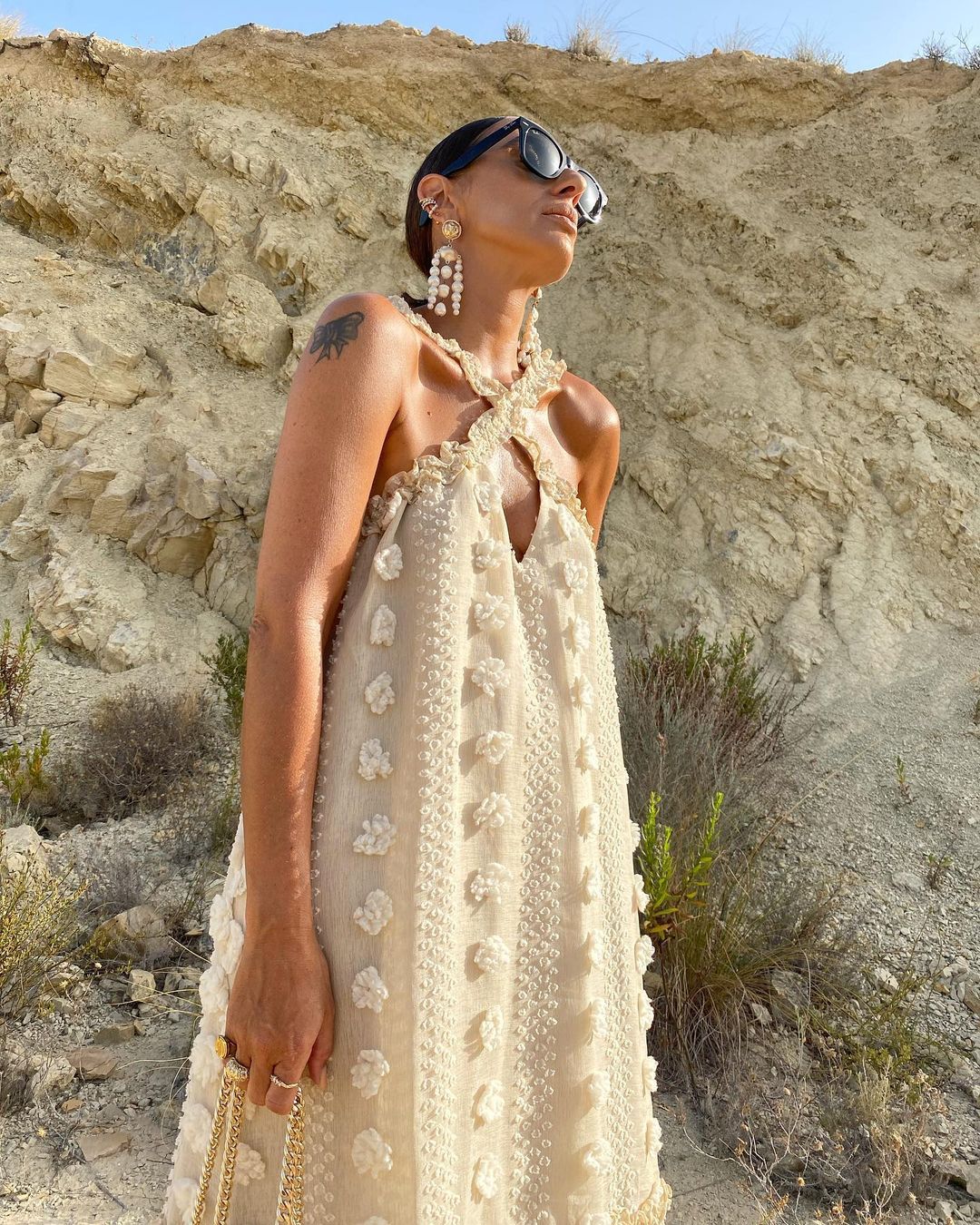 BIBI | Chique Zomerjurk Voor Dames Met Artistieke Details - Zomers, Elegant & Stijlvol