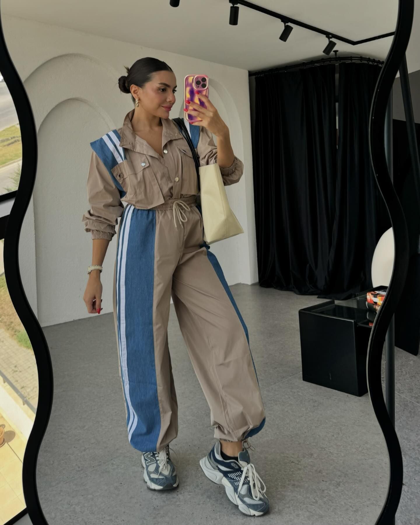 LEONORA Set – Casual,Chic & Trendy Denim Afwerking