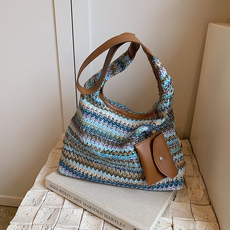 SAM | De Ultieme Zomerse Tas Met Raffia Look - Casual, Zomers & Functioneel