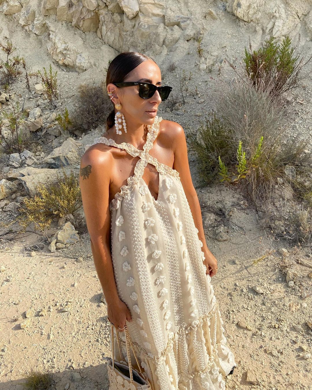 BIBI | Chique Zomerjurk Voor Dames Met Artistieke Details - Zomers, Elegant & Stijlvol