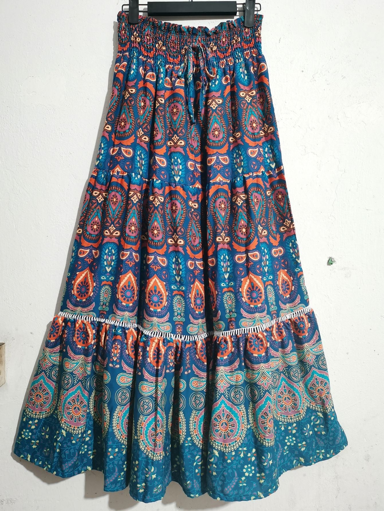 YMKE | Zomerse Maxi Rok Voor Dames Met Boho Print - Elegant, Uniek & Modieus