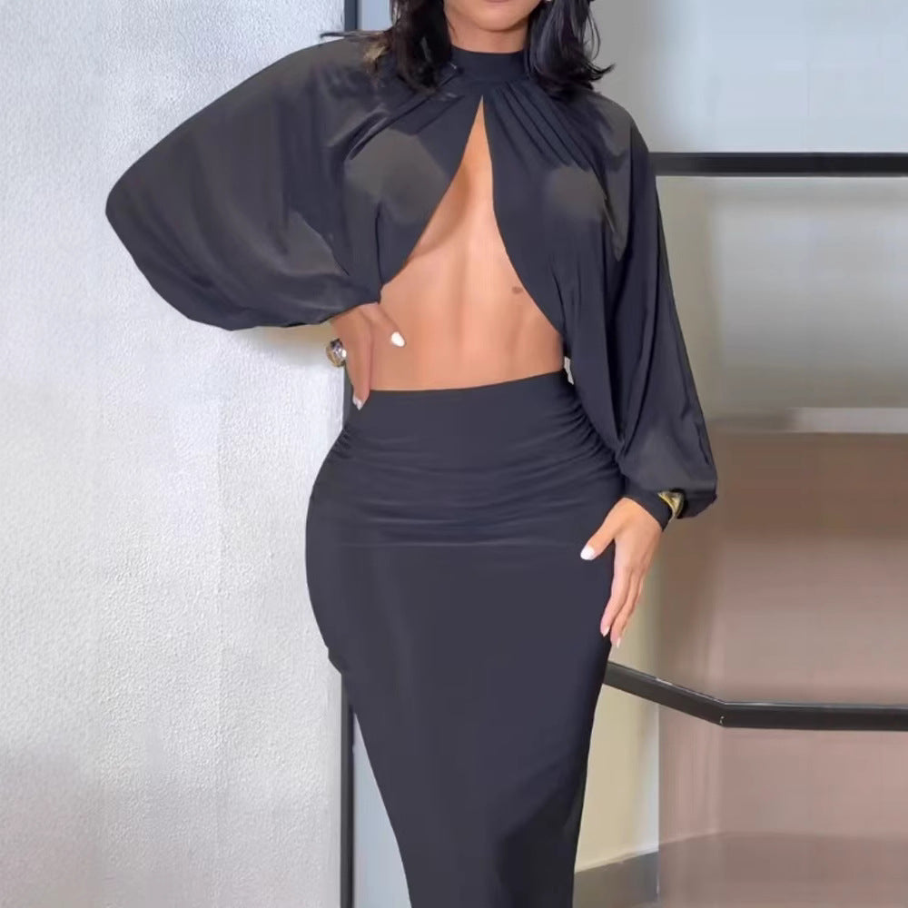 ARIANNA | Luxe Split Jurk - Verfijning, Sensualiteit en Stijl in één