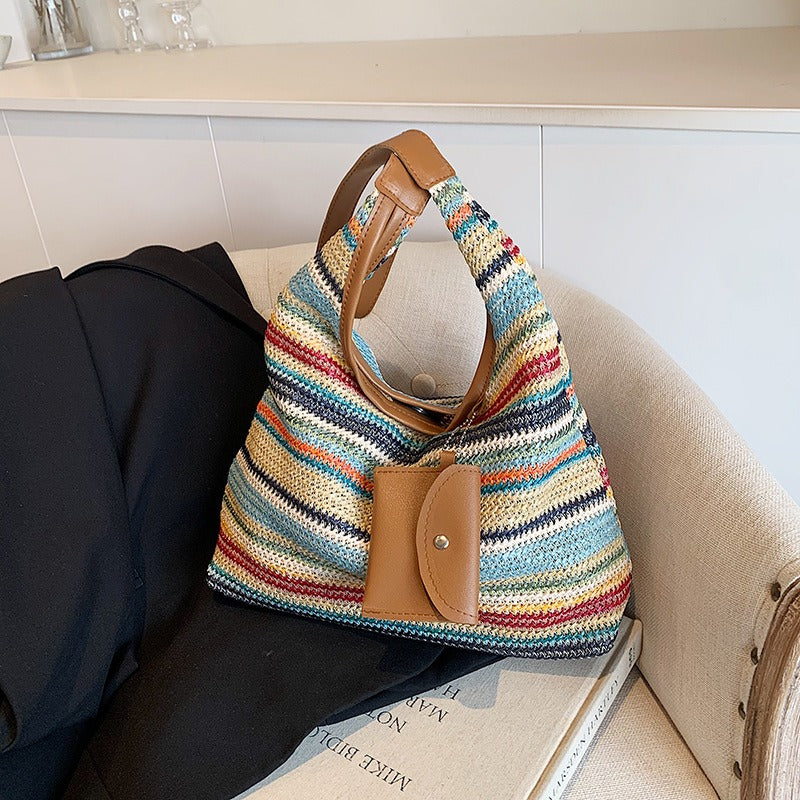 SAM | De Ultieme Zomerse Tas Met Raffia Look - Casual, Zomers & Functioneel