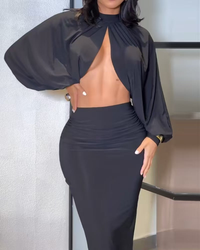 ARIANNA | Luxe Split Jurk - Verfijning, Sensualiteit en Stijl in één