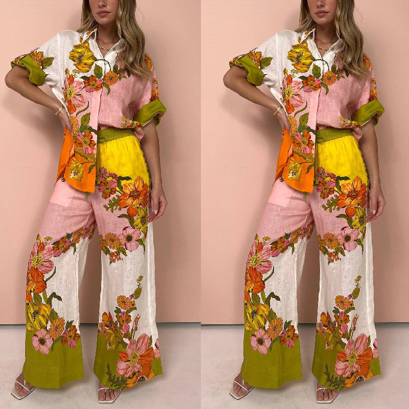 ISADORA | Zomerse Bloemen Print Set Voor Dames - Luchtig, Elegant & Stijlvol