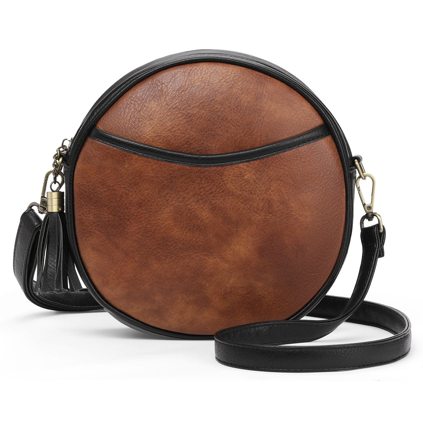 FABIENNE | Ronde Schoudertas Voor Dames Met Retro Style - Tijdloos, Stijlvol & Compact