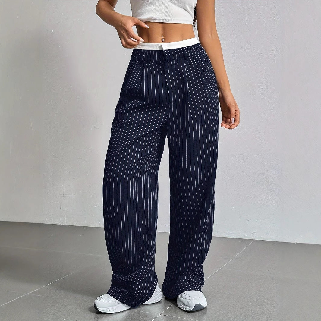 SHADE | Comfortabele Dames Panthalon Met Streep Design - Comfortabel & Stijlvol