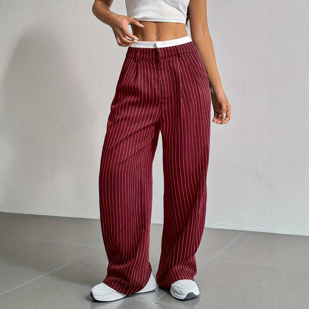 SHADE | Comfortabele Dames Panthalon Met Streep Design - Comfortabel & Stijlvol
