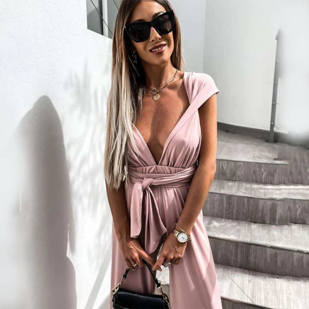 RYLEIGH | Trendy Dames Jumpsuit Met Bovenkant Die Op Verschillende Manieren Te Kopen Is – Stijlvol, Comfortabel, Veelzijdig