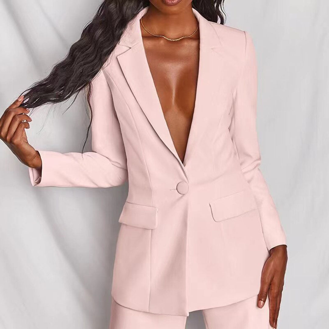 VELINA | Blazer & Broekenset Voor Dames – Elegant, Comfortabel & Perfect Voor Werk Of Gelegenheid