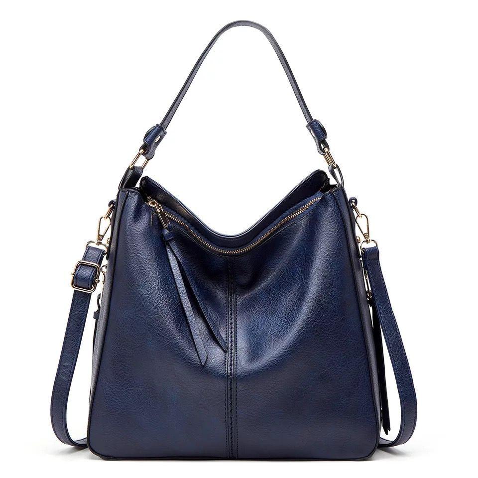 ERSILIA | Luxe Leren Tas Voor Dames Met Verfijnde Details - Klassiek, Functioneel & Stijlvol