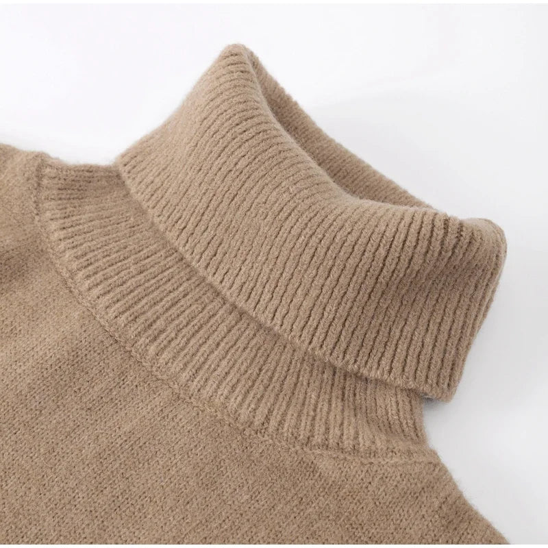 DELIA | Elegante Dames Coltrui in Zachte Stretchstof - Warm, Casual & Comfortabel