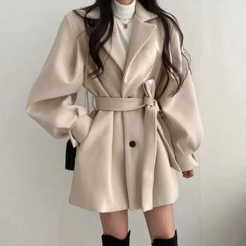 ISABELLA | Dames Trenchcoat met Ceintuur – Tijdloos, Elegant & Comfortabel Voor Elke Gelegenheid