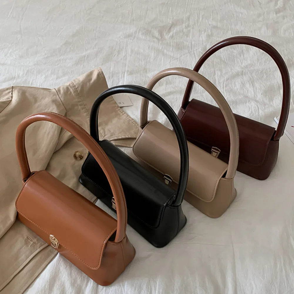 EMILY | Minimalistische Dames Schoudertas in Vegan Leer - Stijlvol, Strak & Functioneel