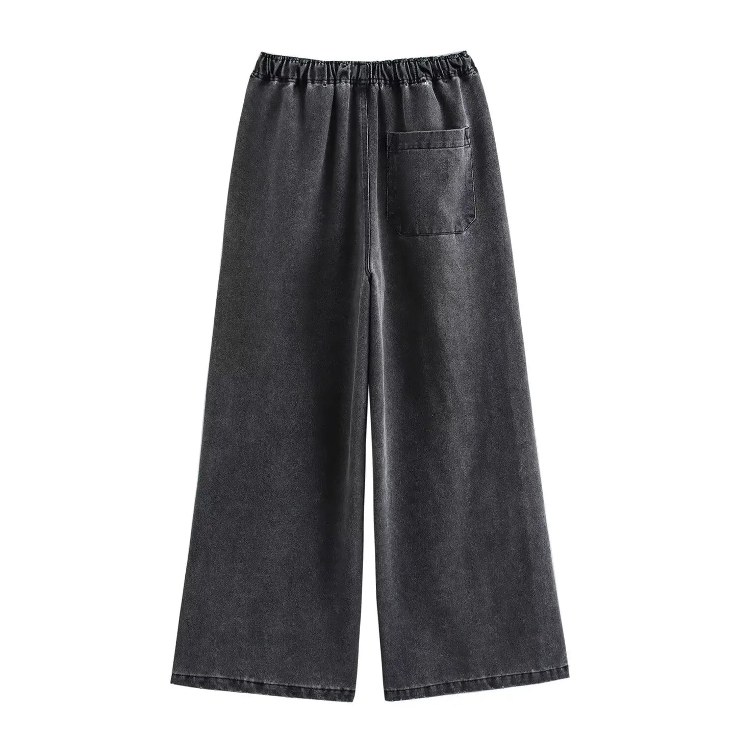NOOR | Tweedelige Dames Set In Washed Denim Look – Relaxed, Stoer & Comfortabel Voor Elke Dag