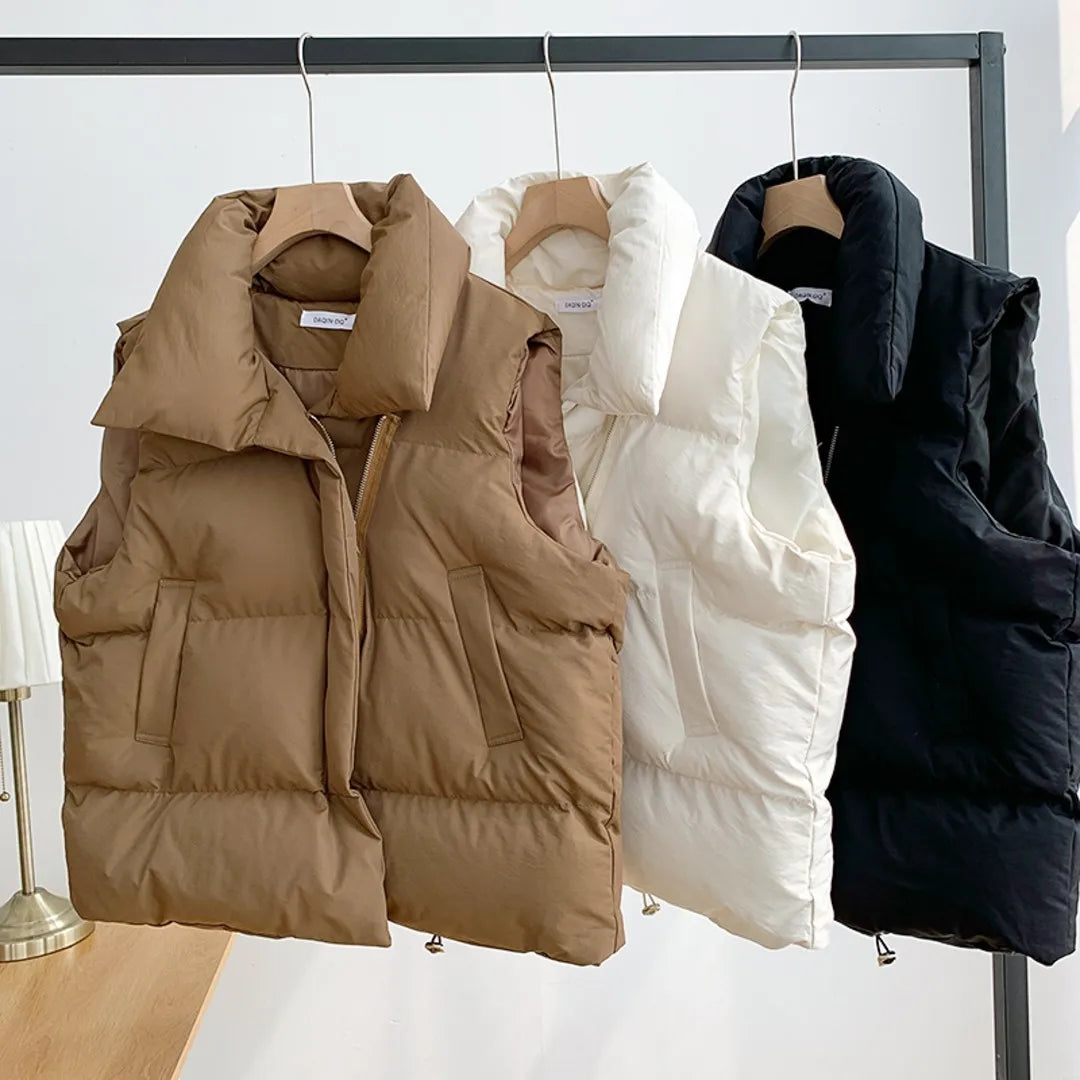 JULIETTE | Warme Puffer Bodywarmer Voor Dames – Lichtgewicht, Comfortabel & Perfect Voor Herfst & Winter